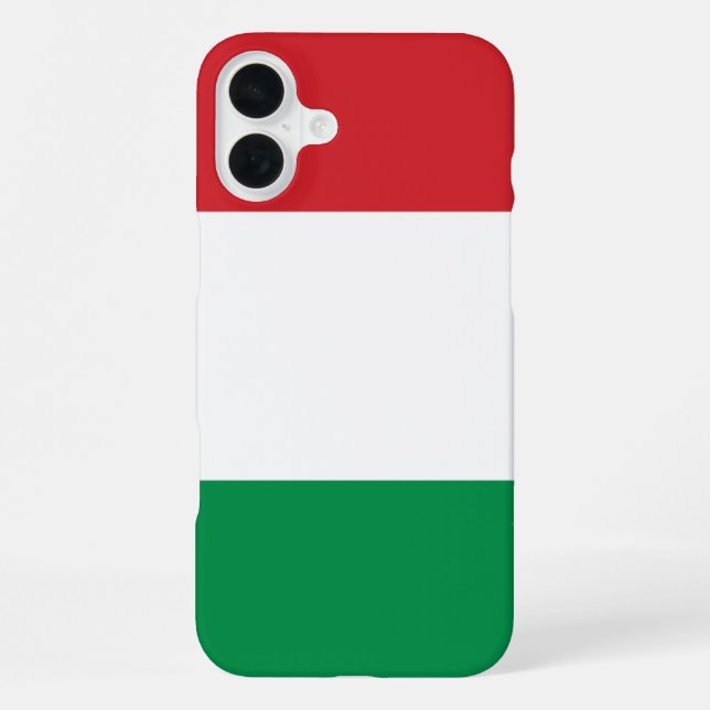 Ungarn-Flagge iPhone Hülle (Rückseite)