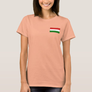 Ungarn-Flagge + Karte T-Shirt