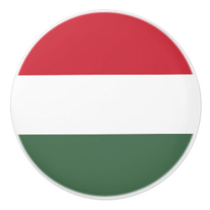 Ungarn-Flagge Keramikknauf
