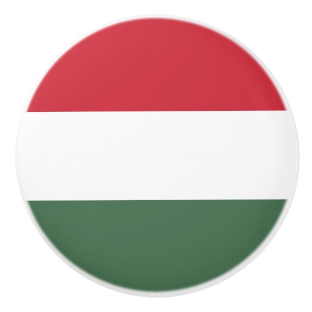 Ungarn-Flagge Keramikknauf (Vorderseite)