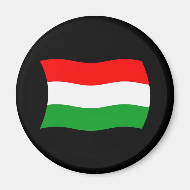 Ungarn Flagge Magnet (Vorne)