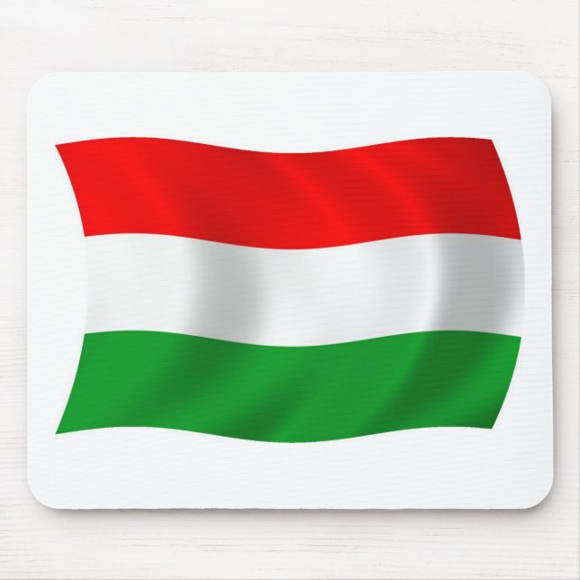 Ungarn-Flagge-Mauspad Mousepad (Vorne)