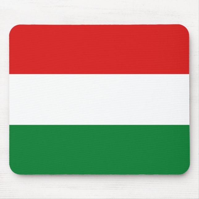 Ungarn-Flagge Mousepad (Vorne)