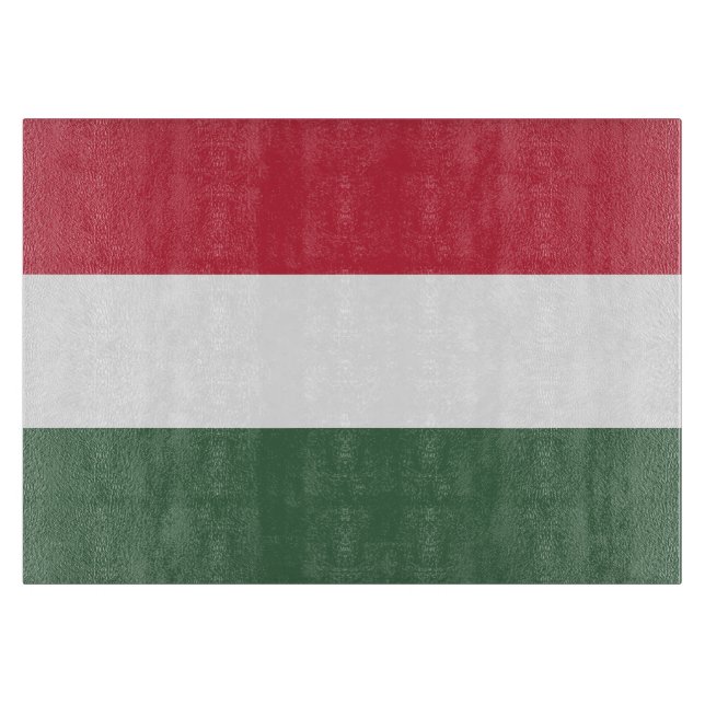 Ungarn-Flagge Schneidebrett (Vorderseite)