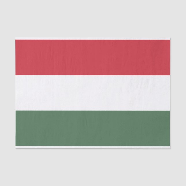 Ungarn-Flagge Seidenpapier (Vorderseite)