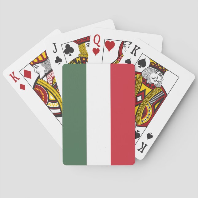 Ungarn-Flagge Spielkarten (Rückseite)
