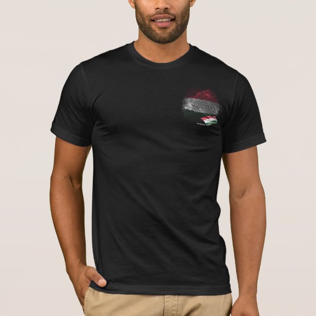 Ungarn-Flagge T-Shirt (Vorderseite)