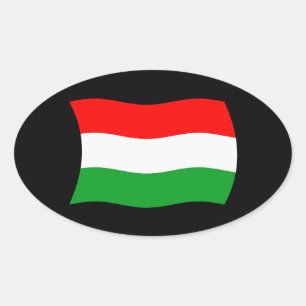 Ungarn Flaggen Aufkleber