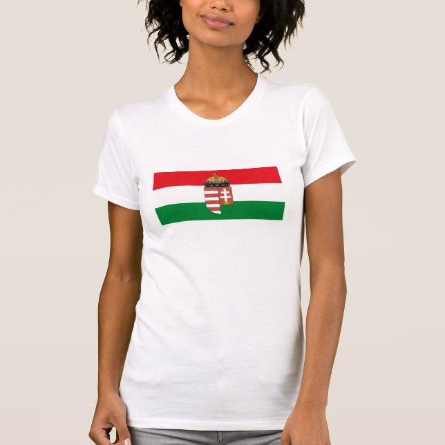 Ungarn-Flaggen-T - Shirt (Vorderseite)