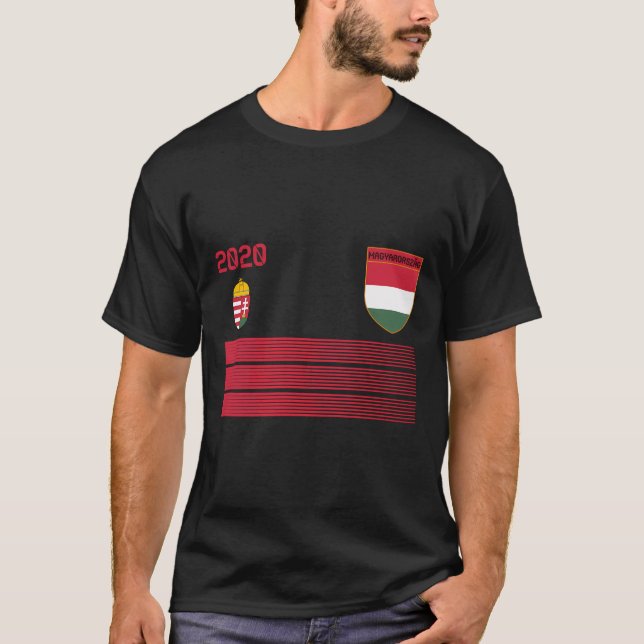 Ungarn Football Jersey 2020 Magyarország Soccer T-Shirt (Vorderseite)