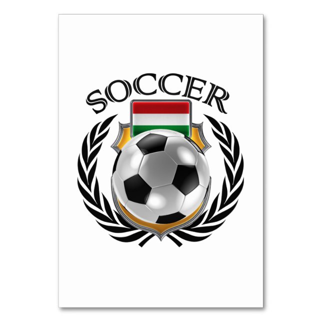 Ungarn Fußball 2016 Fangerät Tischnummer (Rückseite)