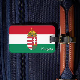 Ungarn Gepäckmarken, patriotische ungarische Flagg Gepäckanhänger
