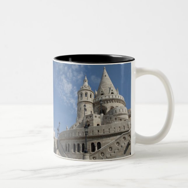 Ungarn, Hauptstadt Budapest. Buda, Burg 2 Zweifarbige Tasse (Rechts)
