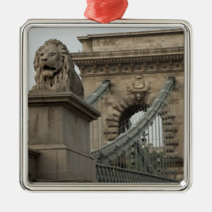 Ungarn, Hauptstadt Budapest. Historisch 2 Silbernes Ornament