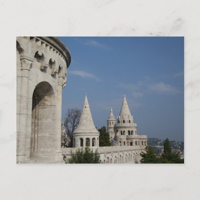 Ungarn, Hauptstadt Stadt Budapest. Buda, Schloss Postkarte (Vorderseite)