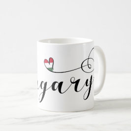 Ungarn Herzliche Tasse, Ungarisch Kaffeetasse