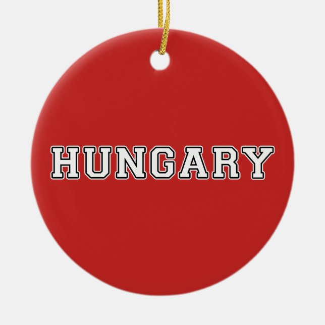 Ungarn Keramik Ornament (Vorne)
