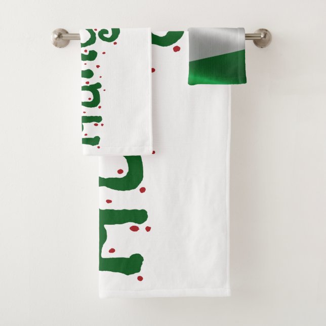 Ungarn Liebe individuelle Name Handtuch Set (Insitu)