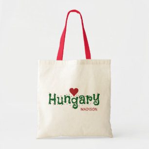 Ungarn Liebe individuelle Name Taschen