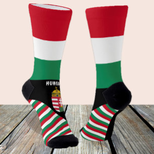 Ungarn, Mode, ungarische Flagge, patriotisch Socken