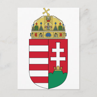 Ungarn - Offizielles Wappen-Symbol Postkarte