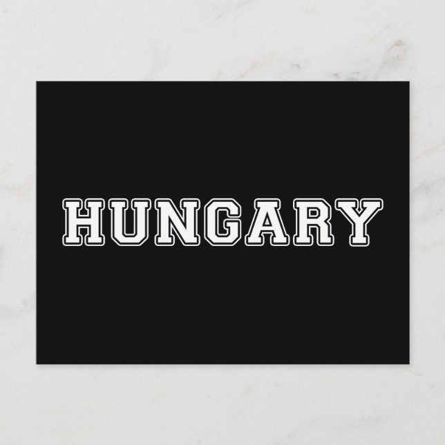 Ungarn Postkarte (Vorderseite)