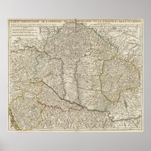 Ungarn, Rumänien, Europa Poster