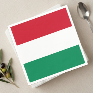Ungarn Servietten, Ungarische Flagge Party / Sport Serviette