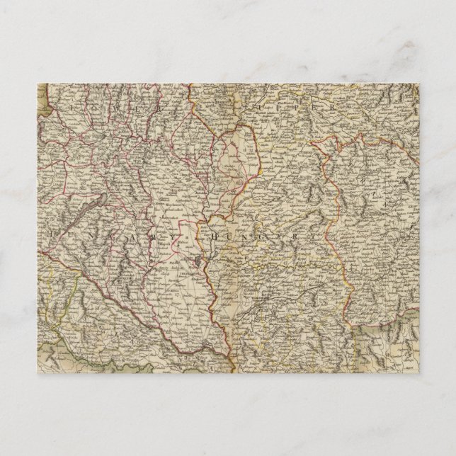 Ungarn, Siebenbürgen, Kroatien Postkarte (Vorderseite)