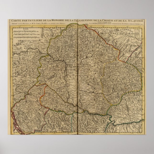 Ungarn und Rumänien Poster (Vorne)