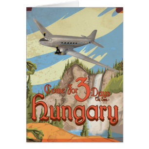 Ungarn Vintage Travel Poster
