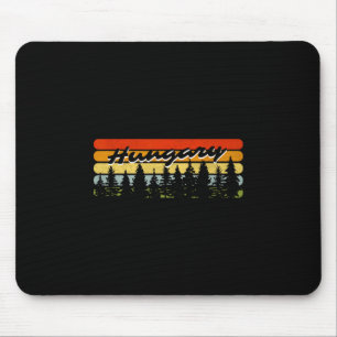 Ungarn Wald Sonnenuntergang Bäume Ferienhaus Urlau Mousepad