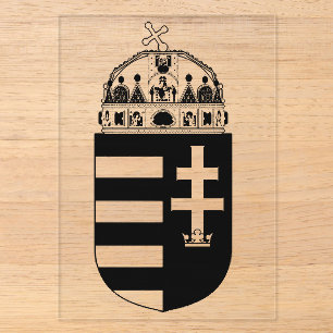 Ungarn Wappen Acryleinladungen
