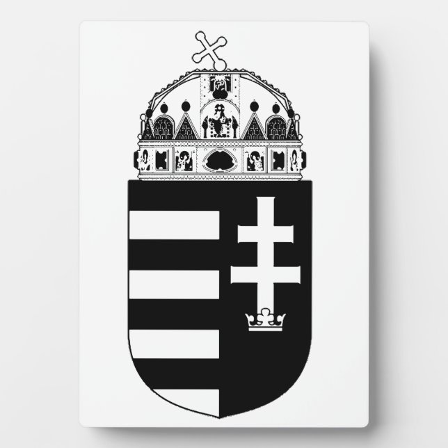 Ungarn Wappen Fotoplatte (Vorderseite)