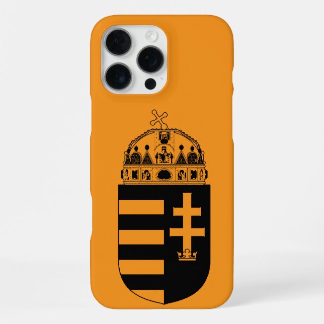 Ungarn Wappen iPhone Hülle (Rückseite)