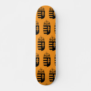 Ungarn Wappen Skateboard