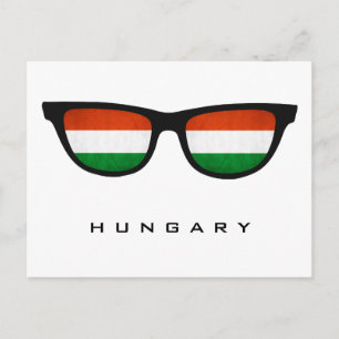 Ungarn weist Sondertext und Farbpostkarte auf Postkarte