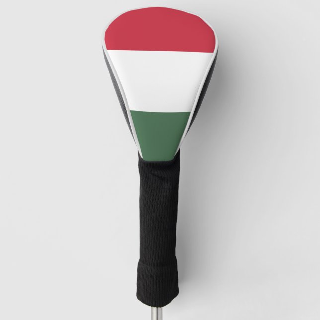 Ungarnflagge Golf Headcover (Vorderseite)