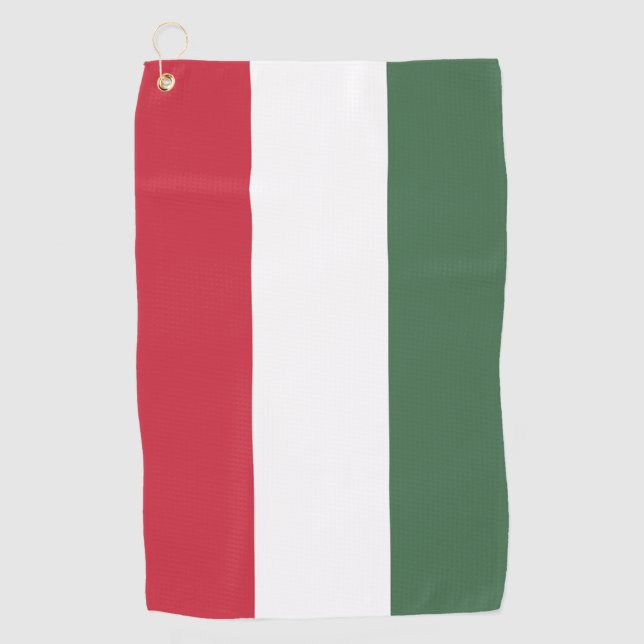 Ungarnflagge Golfhandtuch (Vorderseite)