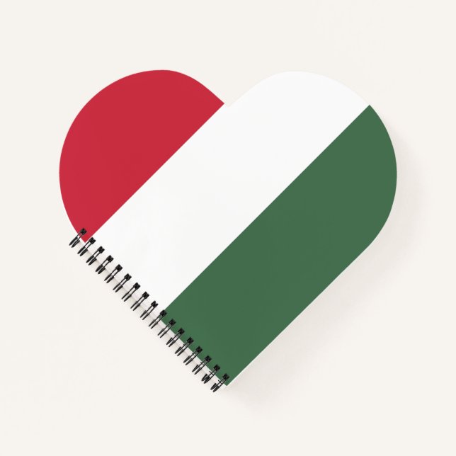Ungarnflagge Notizbuch (Vorderseite)