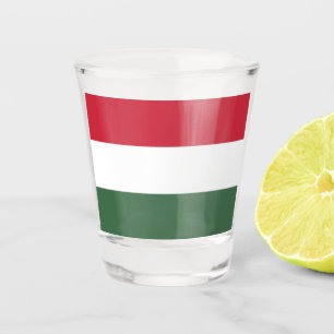 Ungarnflagge Schnapsglas