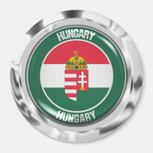 Ungarnrunde Embleme Magnet