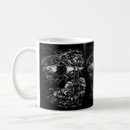 Ungeahnte Drachen in einem Sturm Kaffeetasse