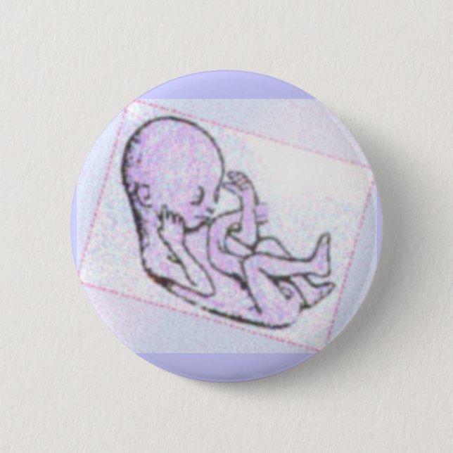 ungeborene Babe Button (Vorderseite)