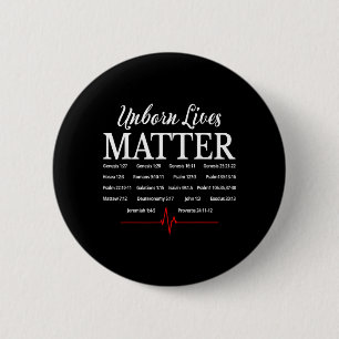 Ungeborenes Leben Pro-Life-Christen Button
