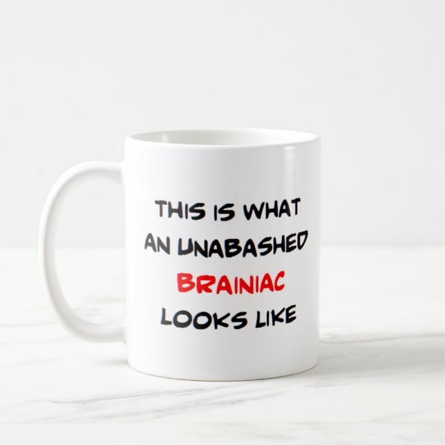 ungebremstes Gehirn Kaffeetasse (Links)