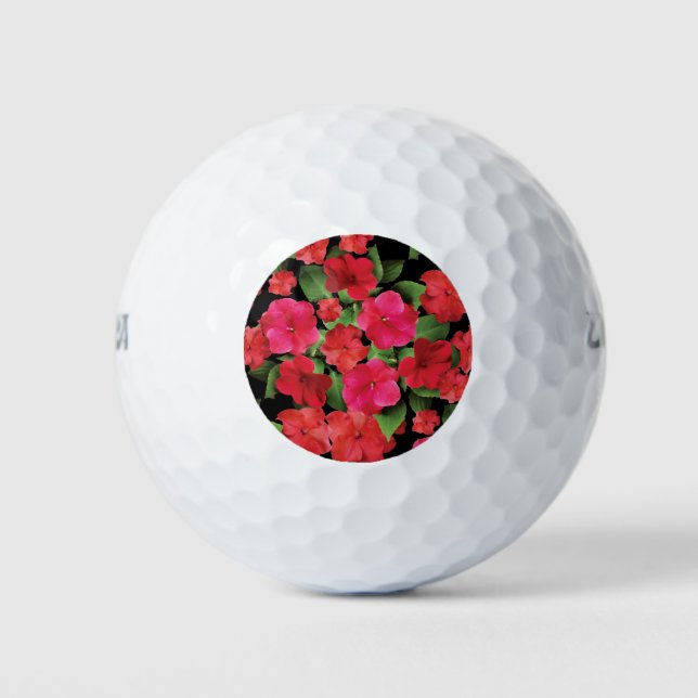 Ungeduldige Blume Golfball (Vorderseite)