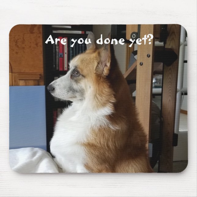 Ungeduldiges Tier Mousepad (Vorne)