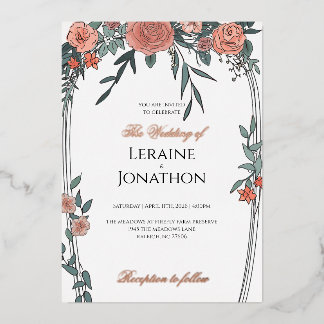 ungeeilte Einladung zur Hochzeit