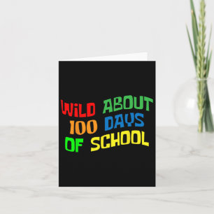 Ungefähr 100 Tage Schule 100. Tag Lehrer Student K Karte